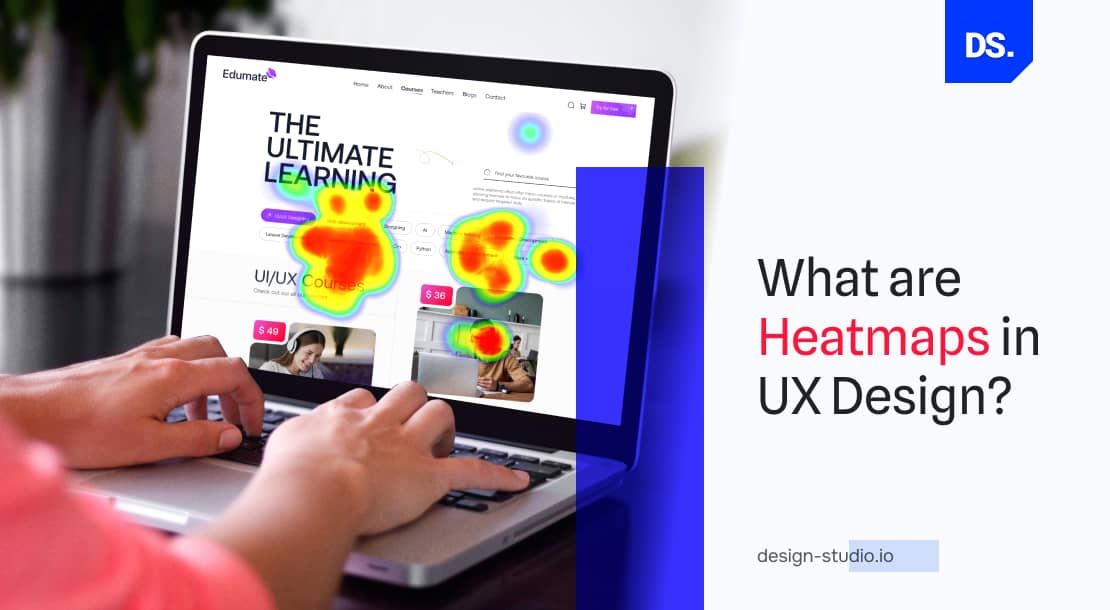 What are heatmaps in UX design.
