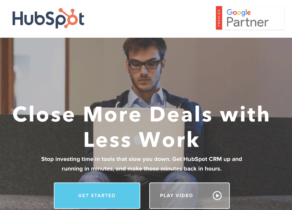 Hubspot landing page
