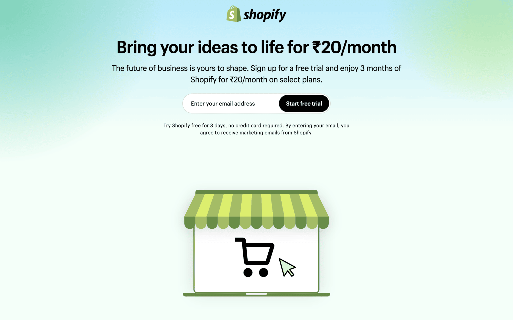 Shopify Landing Page