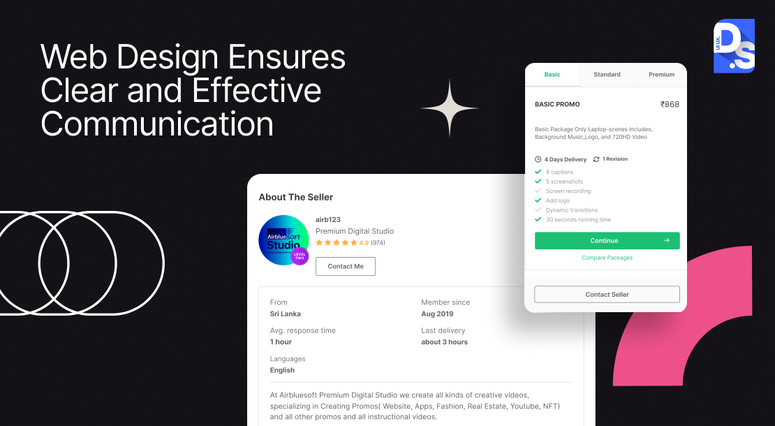 Web Design Ensures Clear and Effective Communication