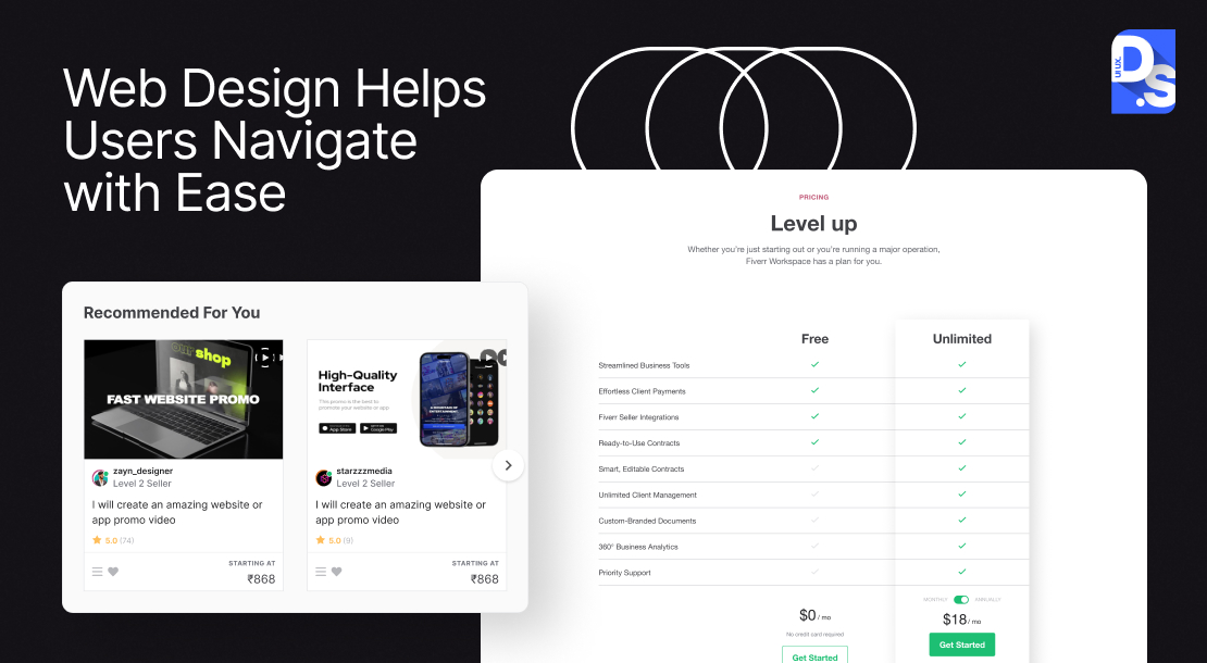 Web Design Helps Users Navigate with Ease