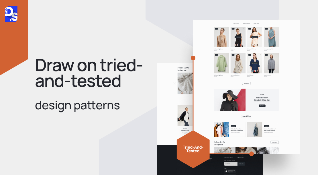 Draw on tried-and-tested design patterns