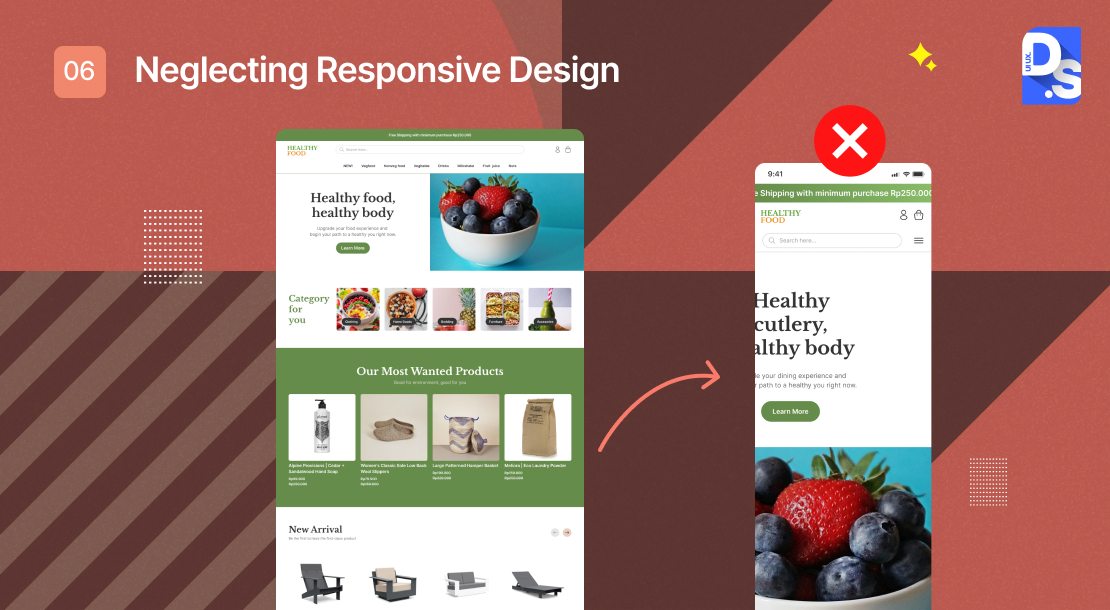 Neglecting Responsive Design