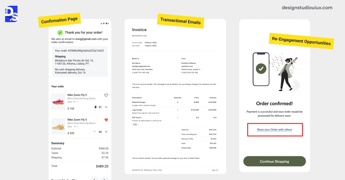 After Checkout UX Enhancements