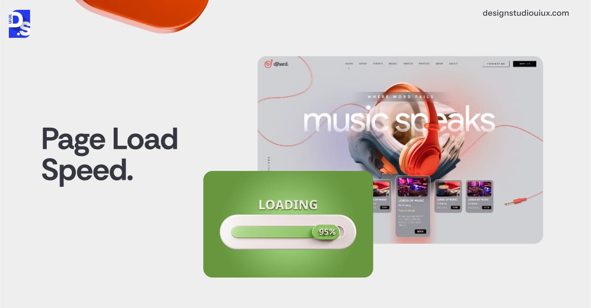 page load speed
